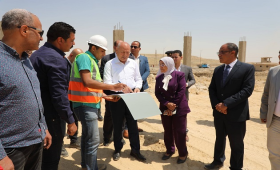 محافظ القاهرة يتفقد أعمال مشروع إنشاء شتلر الكلاب الضالة بالتبين