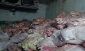  ضبط  135 طن لحوم فاسدة خلال النصف الأول من ديسمبر