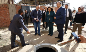  وزيرة التنمية المحلية تتفقد أول وحدة بيوجاز لإنتاج السماد العضوي من مخلفات المجازر 