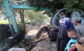 الزراعة تواصل تطهير المساقي وتحسين كفاءة استخدام مياه الري