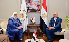 سويلم يبحث تعزيز التعاون مع سيسريك في مجال بناء القدرات بقطاع المياه