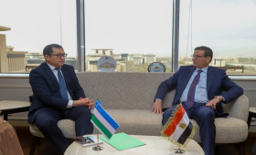 وزير الزراعة يبحث مع سفير أوزبكستان بالقاهرة تعزيز التعاون الزراعي