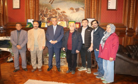 مركز بحوث الصحراء يستقبل وفدًا من جامعة سلجوق التركية