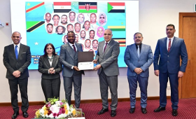 وزير الري يُكرم 24 من المتدربين الأفارقة من دول حوض النيل 