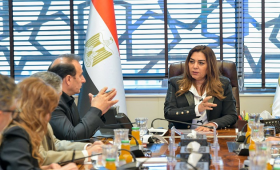 د. منال عوض تتابع تطوير المحميات الطبيعية بجنوب سيناء 