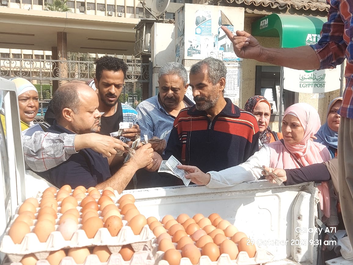 بيع بيض المائدة عبر منافذ وزارة الزراعة 