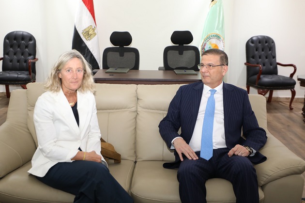 وزير الزراعة يتابع مع الوكالة الإيطالية مستجدات مشروع EU-KAF