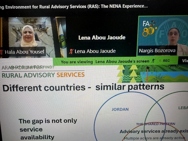  لجنة مبيدات الآفات تشارك في ويبنار إقليمي للفاو