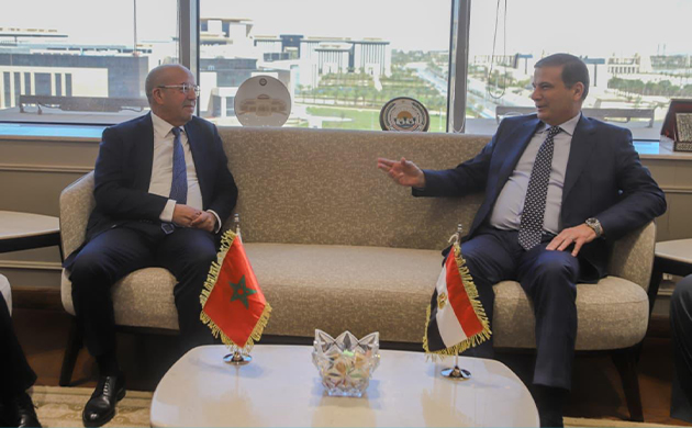 وزير الزراعة يبحث مع نظيره المغربي آفاق التكامل وتعزيز الاستثمارات الزراعية المشتركة