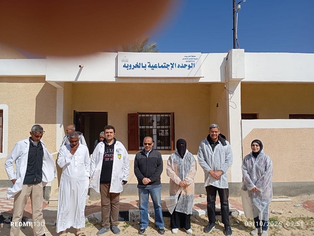 بحوث الصحراء يُنفذ قافلة بيطرية بشمال سيناء 