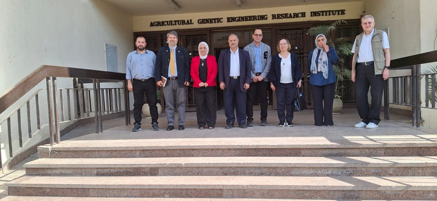  معهد الهندسة الوراثية يبحث تبادل الخبرات مع وفد دولي 
