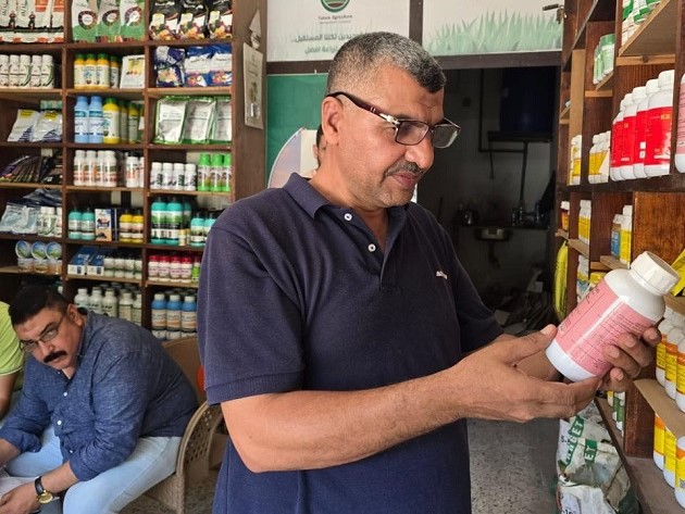 الزراعة تضبط 1400 عبوة مبيدات مخالفة بالغربية