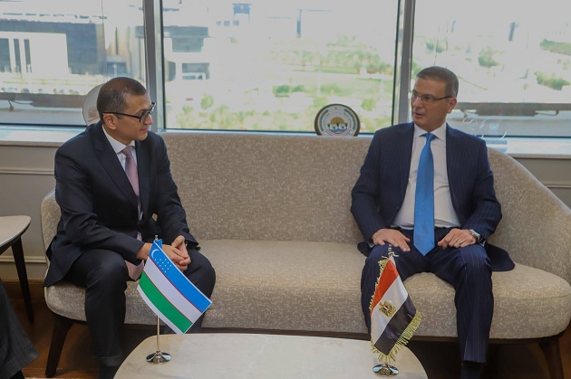 وزير الزراعة يبحث مع سفير أوزبكستان فرص الاستثمار المشترك