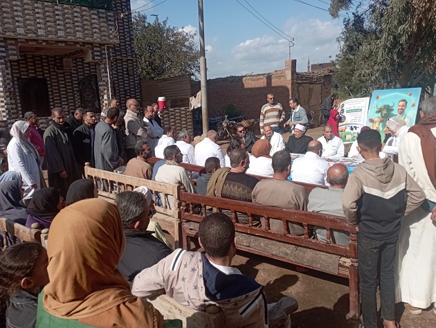  الزراعة تطلق قافلة بيطرية مجانية بقرية تلبنت أبشيش بالمنوفية