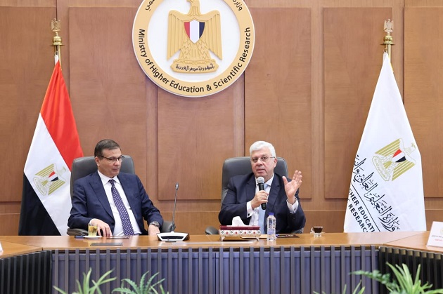   وزيرا التعليم العالي والزراعة يبحثان تفاصيل مشروع إنشاء جامعة الغذاء