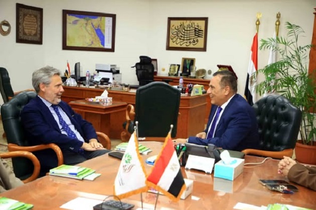 رئيس الريف المصري يبحث التعاون المشترك مع السفير الإيطالى 