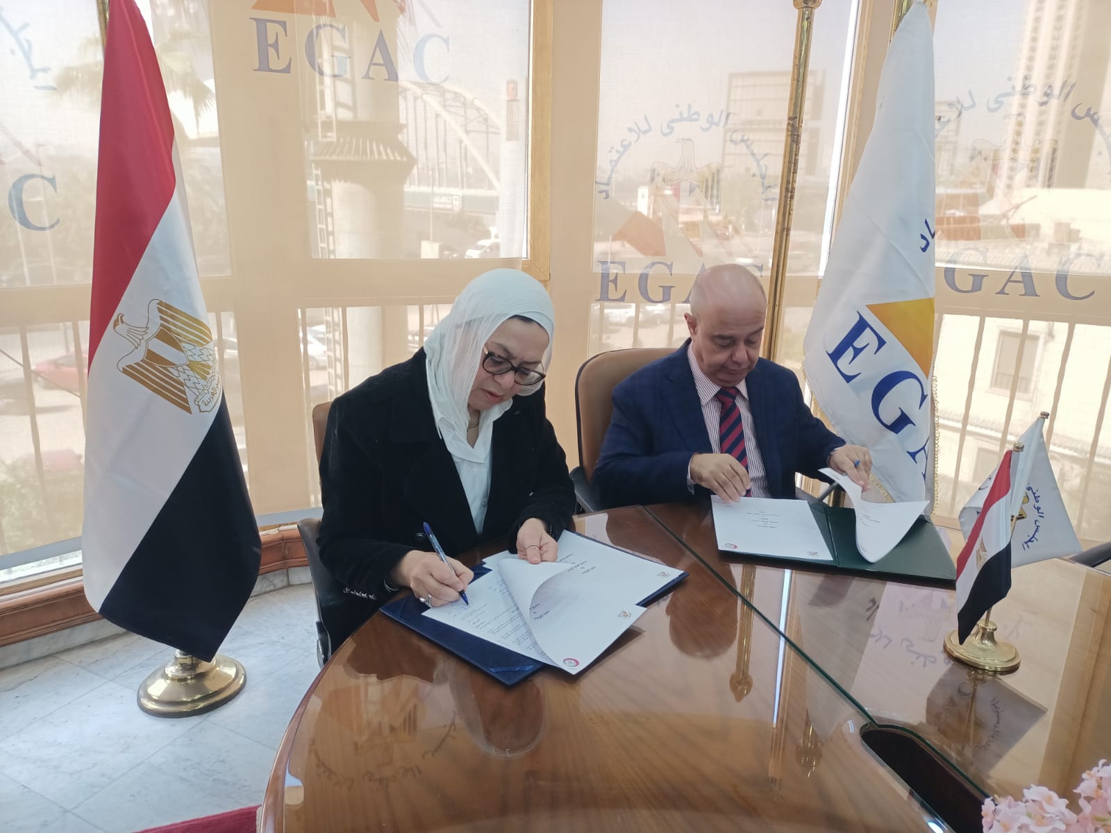 بحوث الصحة الحيوانية يوقع بروتوكول تعاون مع إيجاك