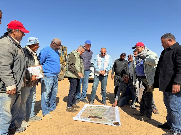 الزراعة تواصل إعداد دراسات تصنيف الأراضي بمشروع سنابل سونو بأسوان